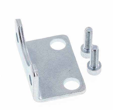 Foot Mount 40 mm ISO 15552 ISO 21287 Zinc plated steel