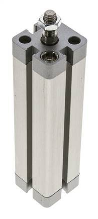 ISO 21287 Compact Double Acting Cylinder 20-100mm - Magnetic - Male Rod