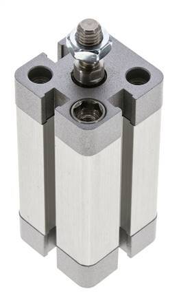 ISO 21287 Compact Double Acting Cylinder 20-40mm - Magnetic - Male Rod