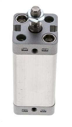 ISO 21287 Compact Double Acting Cylinder 20-50mm - Magnetic - Male Rod