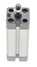 ISO 21287 Compact Double Acting Cylinder 20-50mm - Magnetic - Male Rod