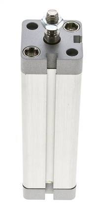 ISO 21287 Compact Double Acting Cylinder 25-100mm - Magnetic - Male Rod