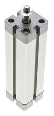 ISO 21287 Compact Double Acting Cylinder 25-100mm - Magnetic - Male Rod