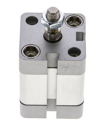 ISO 21287 Compact Double Acting Cylinder 25-15mm - Magnetic - Male Rod