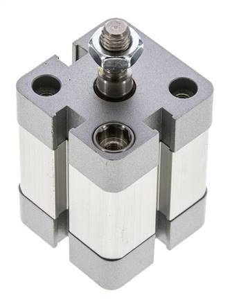 ISO 21287 Compact Double Acting Cylinder 25-15mm - Magnetic - Male Rod
