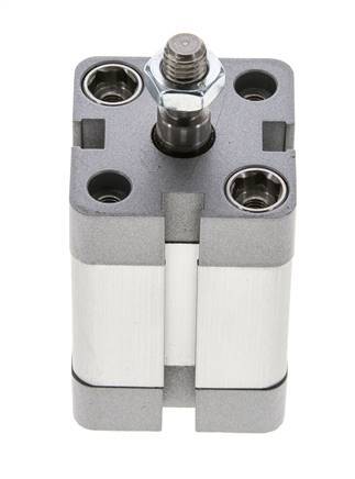ISO 21287 Compact Double Acting Cylinder 25-20mm - Magnetic - Male Rod