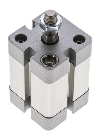 ISO 21287 Compact Double Acting Cylinder 25-20mm - Magnetic - Male Rod