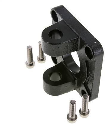 Clevis Female 100 mm ISO 15552 ISO 21287 Burnished steel