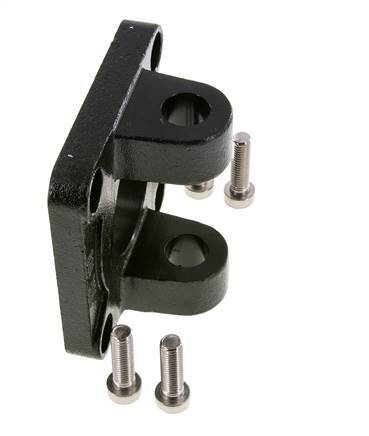 Clevis Female 100 mm ISO 15552 ISO 21287 Burnished steel