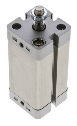 ISO 21287 Compact Double Acting Cylinder 25-50mm - Magnetic - Male Rod