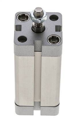 ISO 21287 Compact Double Acting Cylinder 25-50mm - Magnetic - Male Rod