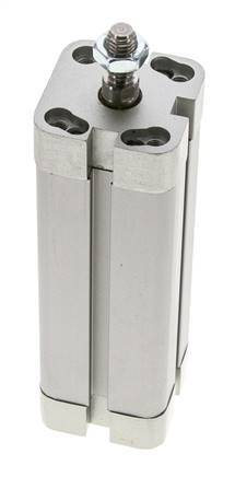 ISO 21287 Compact Double Acting Cylinder 25-80mm - Magnetic - Male Rod