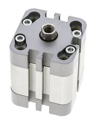 ISO 21287 Compact Double Acting Cylinder 32-15mm - Magnetic