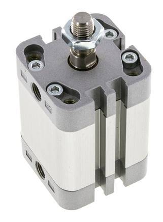 ISO 21287 Compact Double Acting Cylinder 32-25mm - Magnetic - Male Rod