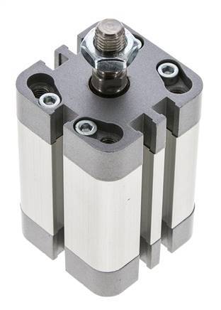 ISO 21287 Compact Double Acting Cylinder 32-30mm - Magnetic - Male Rod