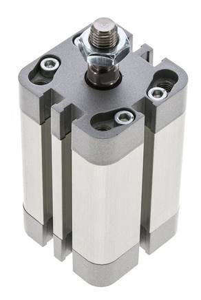 ISO 21287 Compact Double Acting Cylinder 32-40mm - Magnetic - Male Rod