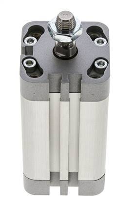 ISO 21287 Compact Double Acting Cylinder 32-50mm - Magnetic - Male Rod