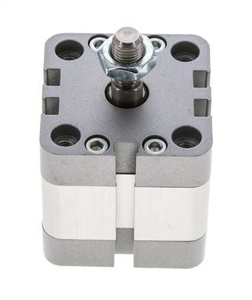 ISO 21287 Compact Double Acting Cylinder 40-10mm - Magnetic - Male Rod