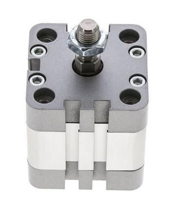 ISO 21287 Compact Double Acting Cylinder 40-10mm - Magnetic - Male Rod