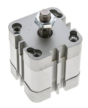 ISO 21287 Compact Double Acting Cylinder 40-15mm - Magnetic - Male Rod