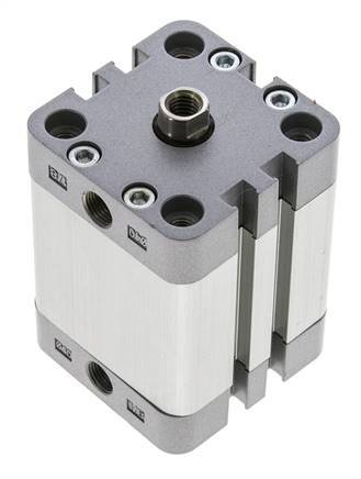ISO 21287 Compact Double Acting Cylinder 40-30mm - Magnetic