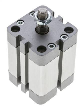 ISO 21287 Compact Double Acting Cylinder 40-40mm - Magnetic