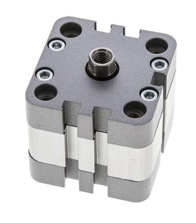 ISO 21287 Compact Double Acting Cylinder 40-5mm - Magnetic