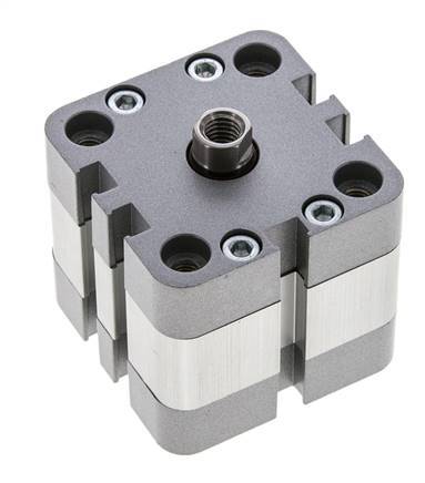 ISO 21287 Compact Double Acting Cylinder 40-5mm - Magnetic