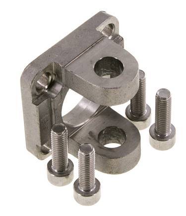 Clevis Female 32 mm ISO 15552 ISO 21287 Stainless steel 316 (1.4401)