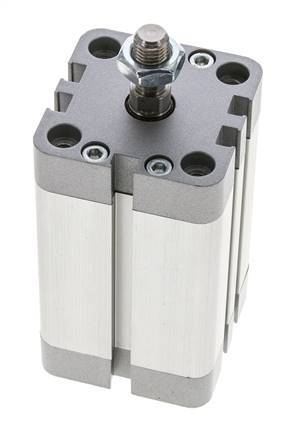 ISO 21287 Compact Double Acting Cylinder 40-50mm - Magnetic - Male Rod