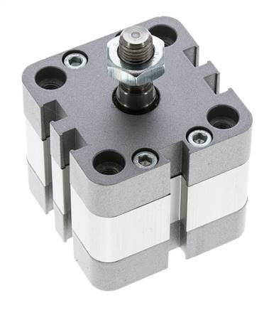 ISO 21287 Compact Double Acting Cylinder 40-5mm - Magnetic - Male Rod