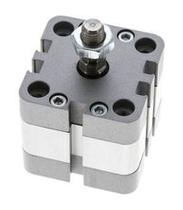 ISO 21287 Compact Double Acting Cylinder 40-5mm - Magnetic - Male Rod