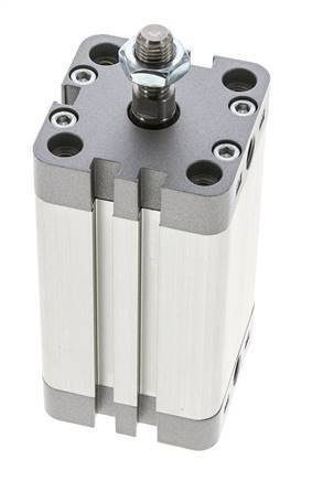 ISO 21287 Compact Double Acting Cylinder 40-60mm - Magnetic - Male Rod