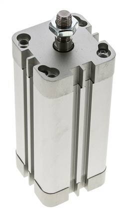 ISO 21287 Compact Double Acting Cylinder 40-80mm - Magnetic - Male Rod