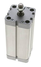ISO 21287 Compact Double Acting Cylinder 50-100mm - Magnetic - Male Rod