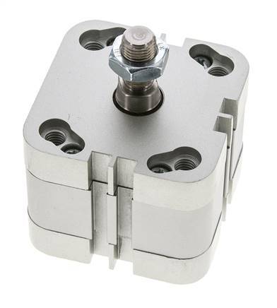 ISO 21287 Compact Double Acting Cylinder 50-10mm - Magnetic - Male Rod