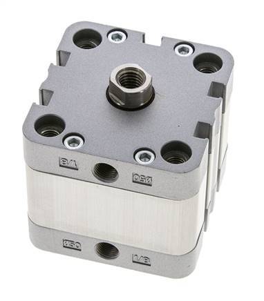 ISO 21287 Compact Double Acting Cylinder 50-15mm - Magnetic