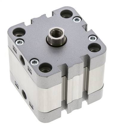 ISO 21287 Compact Double Acting Cylinder 50-15mm - Magnetic
