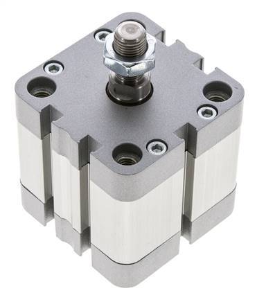 ISO 21287 Compact Double Acting Cylinder 50-20mm - Magnetic - Male Rod
