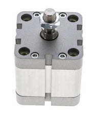 ISO 21287 Compact Double Acting Cylinder 50-25mm - Magnetic - Male Rod