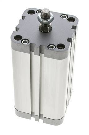 ISO 21287 Compact Double Acting Cylinder 63-100mm - Magnetic - Male Rod