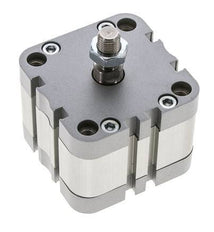 ISO 21287 Compact Double Acting Cylinder 63-10mm - Magnetic - Male Rod