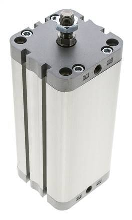 ISO 21287 Compact Double Acting Cylinder 63-125mm - Magnetic - Male Rod