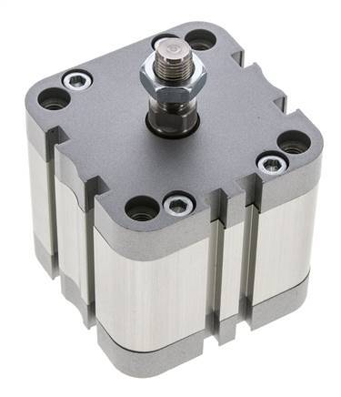 ISO 21287 Compact Double Acting Cylinder 63-25mm - Magnetic - Male Rod
