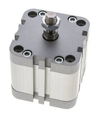 ISO 21287 Compact Double Acting Cylinder 63-25mm - Magnetic - Male Rod