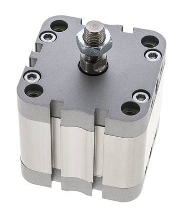 ISO 21287 Compact Double Acting Cylinder 63-25mm - Magnetic - Male Rod