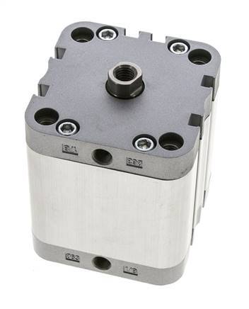ISO 21287 Compact Double Acting Cylinder 63-40mm - Magnetic