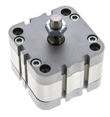 ISO 21287 Compact Double Acting Cylinder 63-5mm - Magnetic - Male Rod