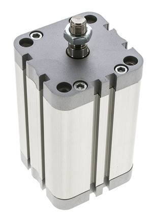 ISO 21287 Compact Double Acting Cylinder 63-80mm - Magnetic - Male Rod