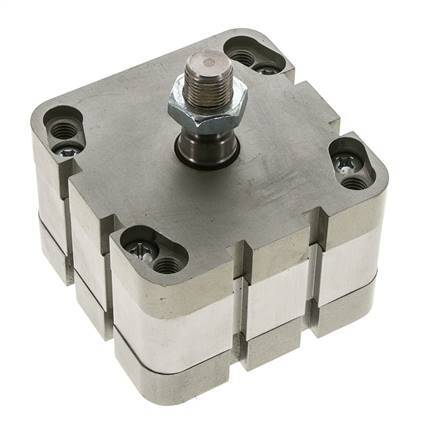 ISO 21287 Compact Double Acting Cylinder 80-10mm - Magnetic - Male Rod